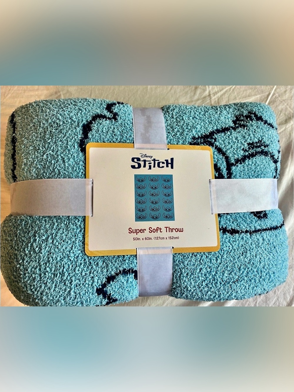 Lilo & Stitch Super Soft Throw Blue NWT 50x60